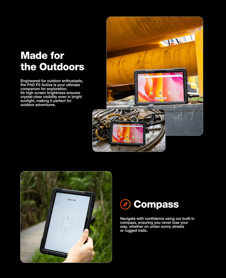 AGM PAD P2 Active 11” FHD Rugged Tablet - ElectronAge