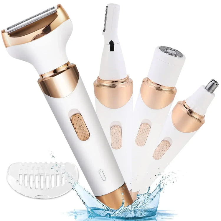 XMSJ 4 In 1 Electric Lady Shaver for Full Body Shaving - ElectronAge