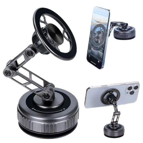360° Adjustable Vacuum Magnetic Phone Holder - ElectronAge