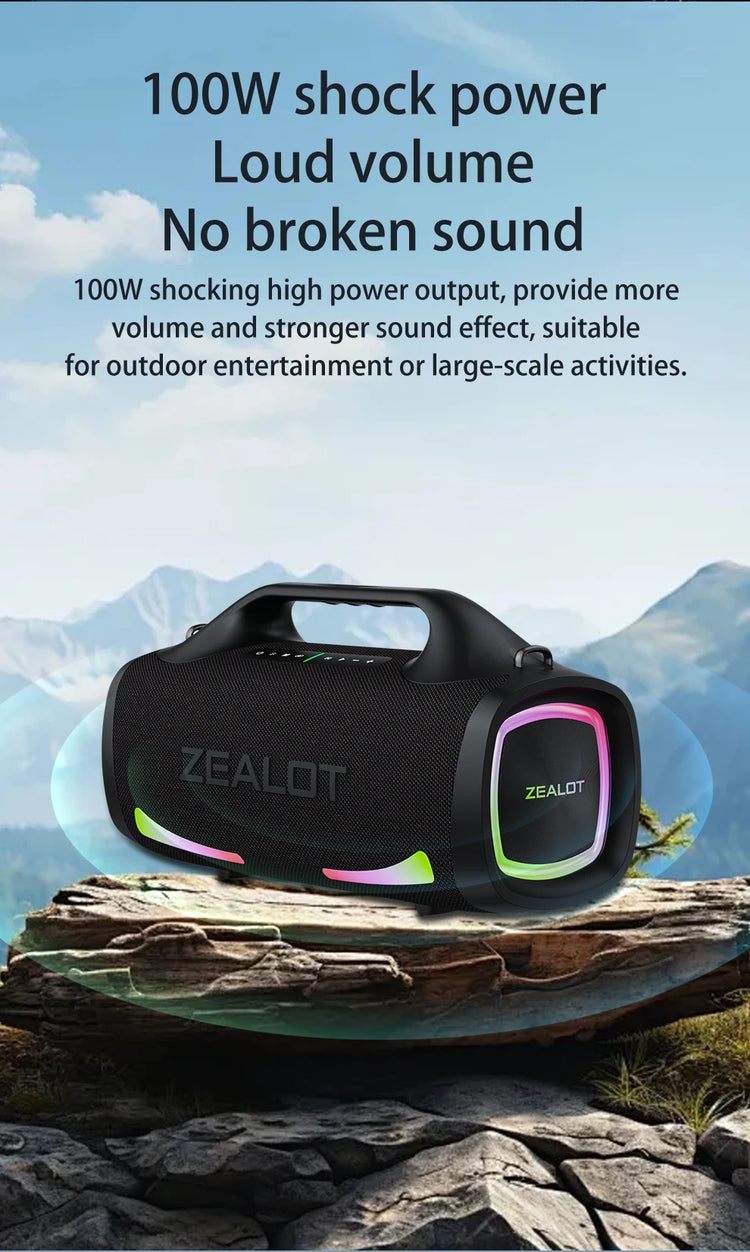 Zealot S79 100W Wireless speaker - ElectronAge