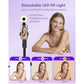 Auto Face Tracking Tripod 360 Rotation with Light Phone Tripod Stand Remote Control for Android Phone Selfie Stick Black for Co