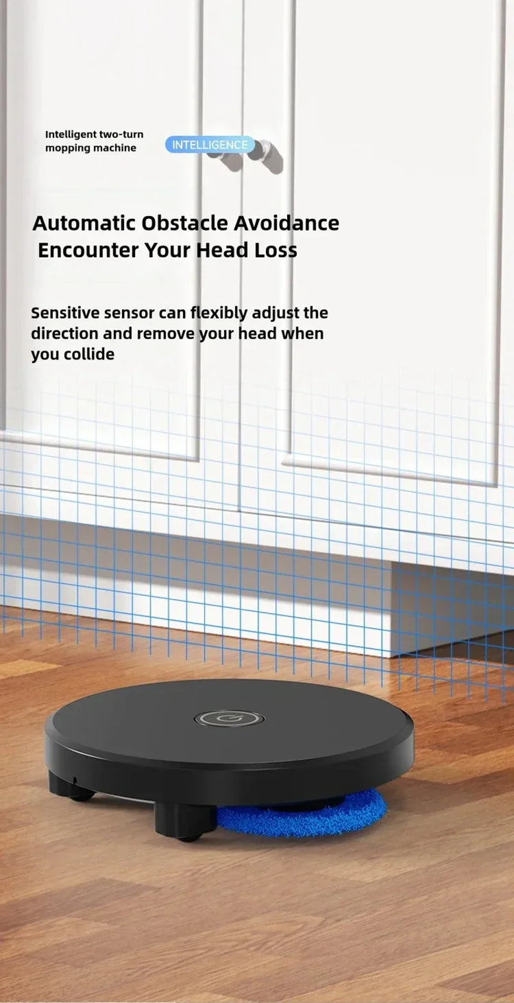 XMSJ 4000Pa Smart Sweeping Robot Double-turn Silent Vacuum Cleaner - ElectronAge