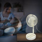 1PC Portable Folding Telescopic Floor Fan 1 Wind Speed Adjustment USB Mini Summer Silent Student Desktop Table Fan