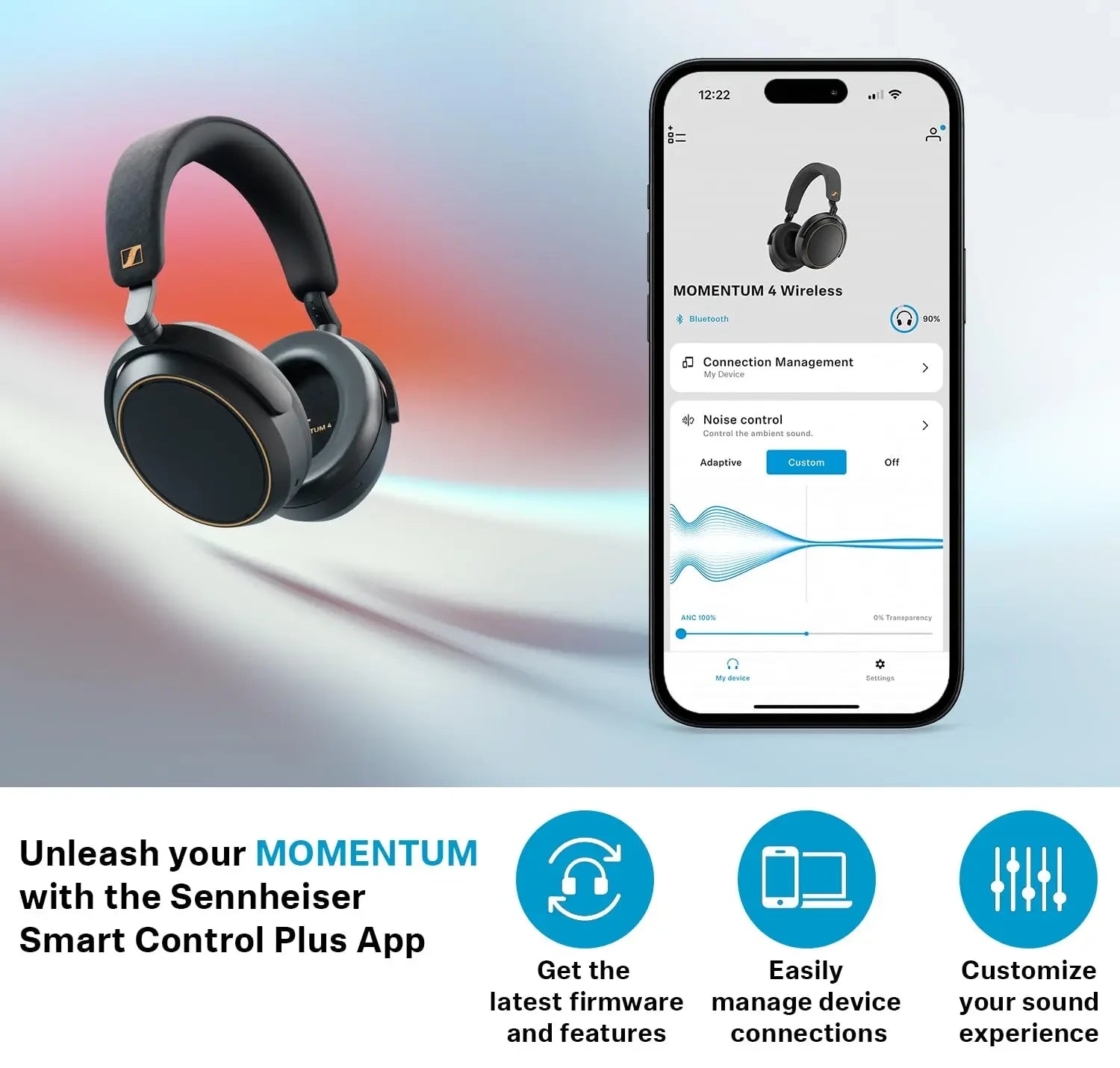 Sennheiser MOMENTUM 4 Wireless Headphones - ElectronAge
