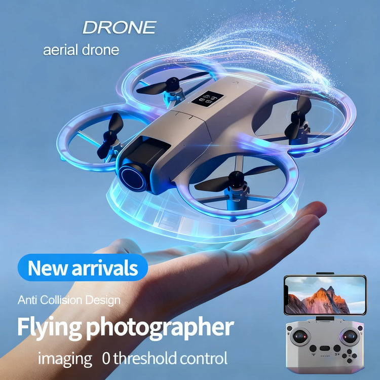 Beginner-Friendly Aerial Drone with Anti-Collision Design - ElectronAge