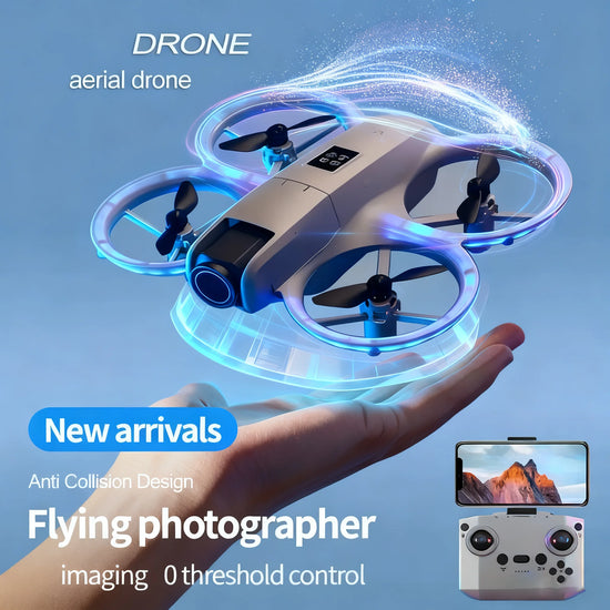 Beginner-Friendly Aerial Drone with Anti-Collision Design