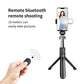 100pcs XT-02 Bluetooth Wireless Remote Selfie Stick Holder Extendable Foldable Handheld Monopod Selfie Stick with Tripod Stand