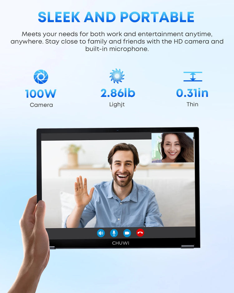 CHUWI FreeBook 2-in-1 Touch Screen Laptop - ElectronAge