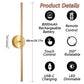 BrightSide Fixtures Set of 2 LED Battery Wireless Wall Light