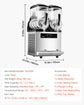 SucceBuy 3-36L Commercial Slushy Machine 1-3 Tanks Stainless Steel Margarita Smoothie Frozen Drink Maker for Party Restaurants - ElectronAge