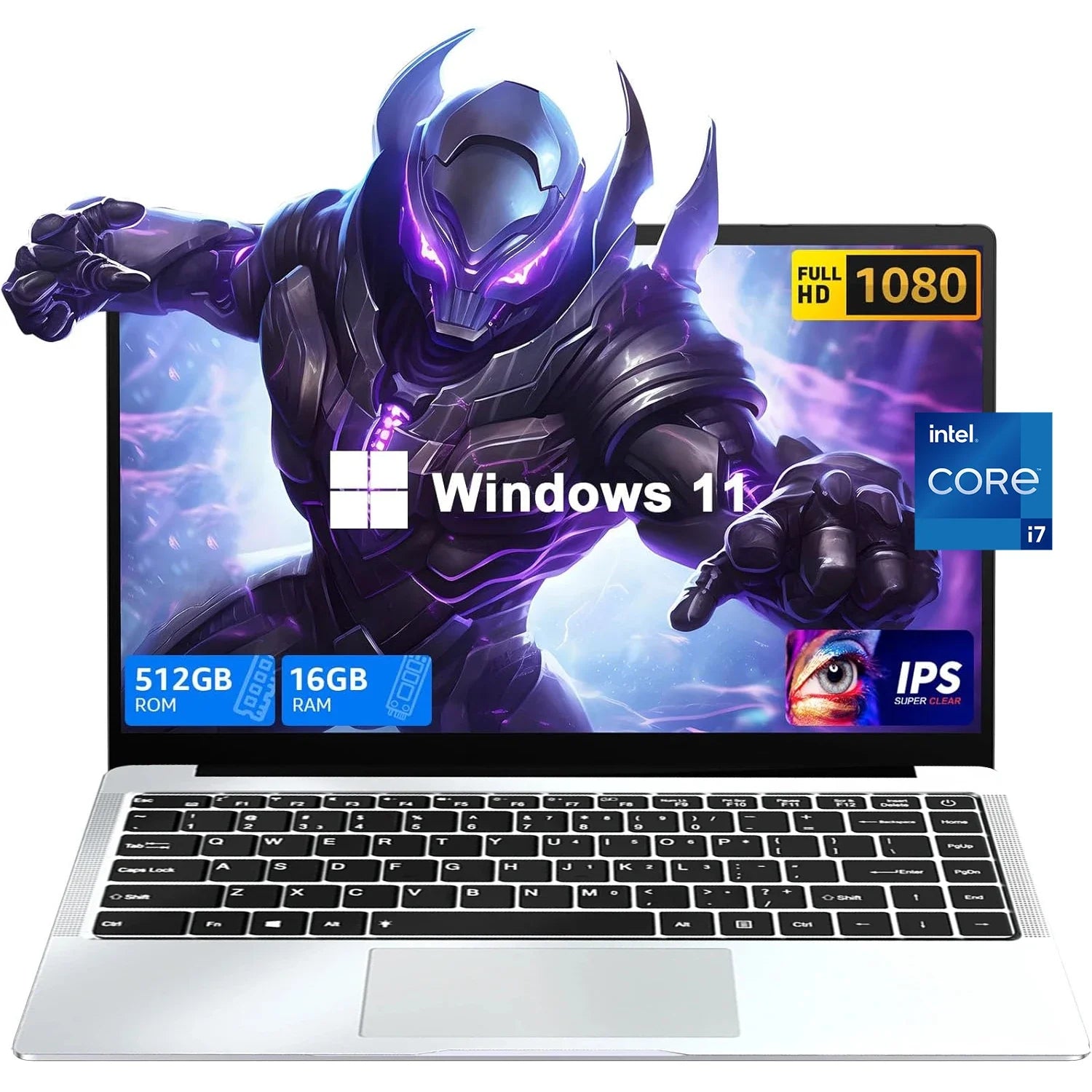 14.1 inch 12GB 2TB Intel Core i7 9850H Windows 11 Gaming Computer - ElectronAge