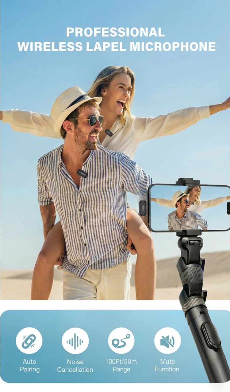 LYNXZ Mini 2 Wireless Lavalier Microphone - ElectronAge