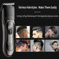 3-in-1 Multifunctional Shaver With Detachable Nose Hair Remover Washable USB Rechargeable Professional Electric Haircut Shaver