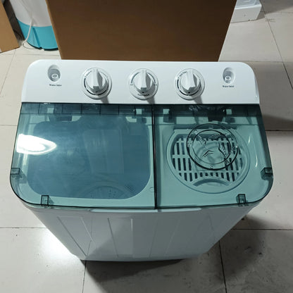 6kg Standard Home Use Double Drum Portable Twin Tub Washing Machine 6kg Easy Operation Twin Tub Washing Machine