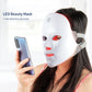 Rechargeable Facial LED Mask 7 Colors LED Photon Therapy Skin Rejuvenation Anti Acne Wrinkle Removal Beauty Mask Skin Brightenin