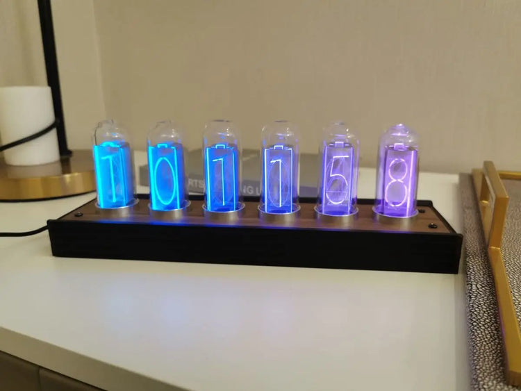 Digital Glass Nixie Tube Clocks - ElectronAge