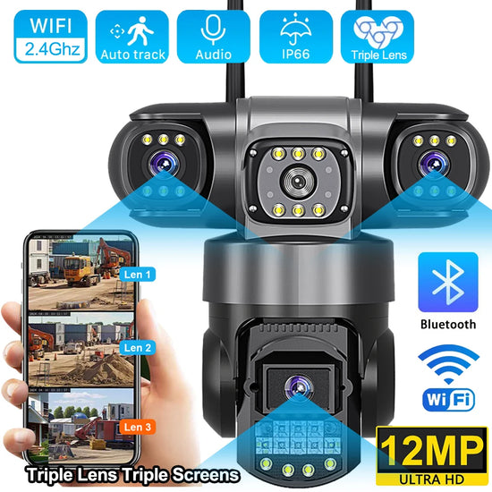 V380 Pro WiFi IP Camera Outdoor 12MP - ElectronAge