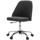 MCQ Armless Ergonomic Fabric Office Chair with 360° Swivel - ElectronAge