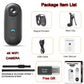 4K UltraHD POV Collar Cam Small Sports Camera Magnetic Necklace Pets Camcorder Mini Wireless WiFi Bodycam Recording Vlog Selfie