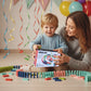 Automatic Domino Train Car Electric Domino Blocks Laying Machine STEM Educational Learning Toys Birthday Gift for Kids Boy Girl