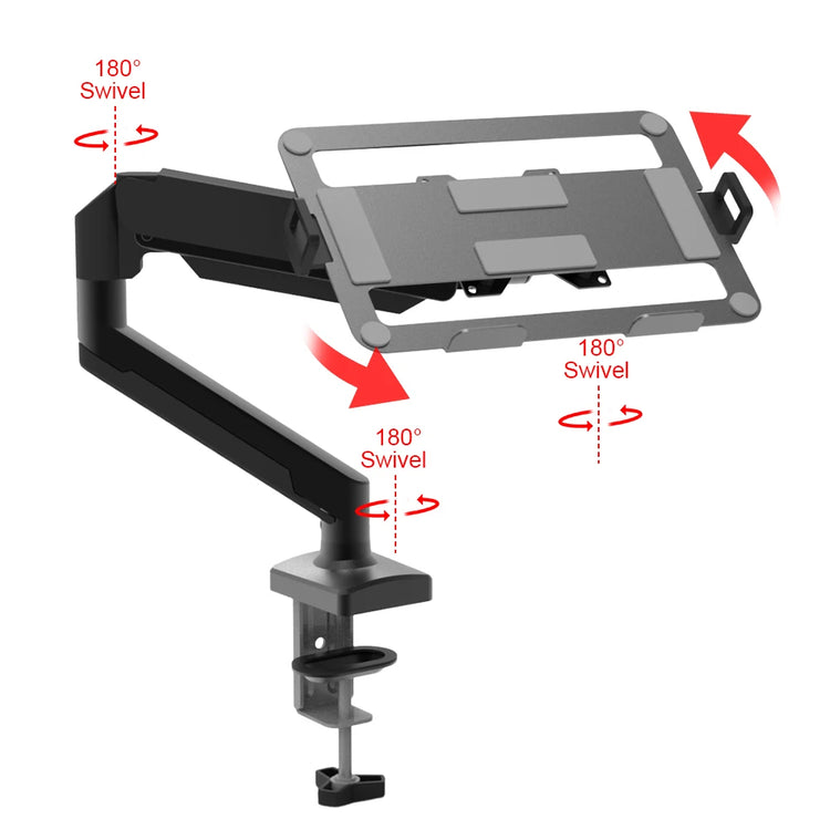 Aluminum Desktop Mount Fully Adjustable Laptop Desk - ElectronAge