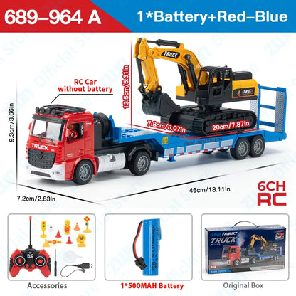 ZWN Remote Control Flatbed Truck Rc Car - ElectronAge