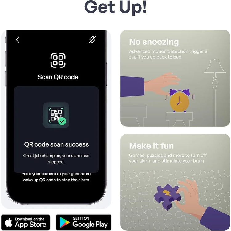 Silent Vibrating Alarm Clock - ElectronAge