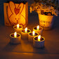 6 pieces of solar candle light, Solar LED tea night light, date romantic atmosphere decoration, lighting Camping home decoration