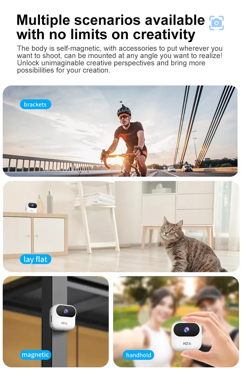 Mini Camera 1080P HD WiFi Smart Home Security - ElectronAge