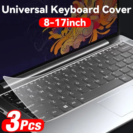 3 Size Universal Laptop Keyboard Cover Protecter 10/14/16 inch Waterproof Dustproof Silicone Notebook Keyboard Film for Macbook