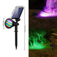 2PC Solar landscape spotlight Solar garden spotlight For Outside intelligent light control lP44 Waterproof solarpanels
