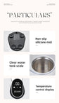 110V/220V Portable Italian coffee machine - Cold and hot dual-extraction espresso machine - Compact mini travel coffee machine