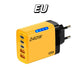 240W 5 In 1 Gan Desktop Charger 3PD 2 USB Fast Charging EU/US Charger Display Light For Iphone Samsung Xiaomi Huawei New