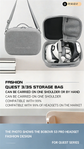 Roreta VR Shoulder Bag Storage Bag Hard Shell Bag Travel Carrying Box For Meta Quest 3S/Quest 3 VR Accessories