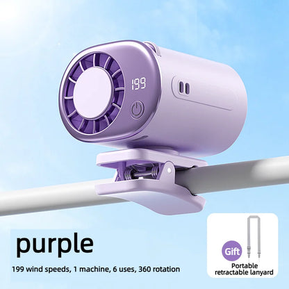 2026 Portable Mini Outdoor Refrigeration Clip Fan 4000mAh