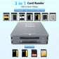 10Gbps CFexpress XQD SD Cards Reader with USB C To USB A/C CF Express Card Adapter for Professional Filmmakers Content Creators