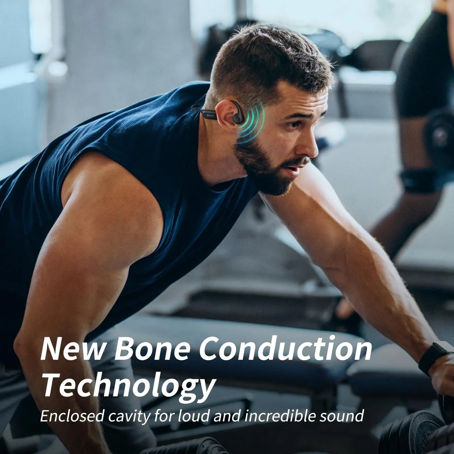YWYW open ear run Bone Conduction Bluetooth Headphones - ElectronAge