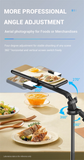 2025 New 1750mm Wireless Selfie Stick Tripod Stand Foldable Monopod With Led Light For Smartphones Balance Steady Shooting Live