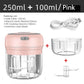 100ML/250ML Electric Meat Mincer Garlic Chopper - ElectronAge