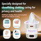 5.0 New Upgraded Portable Washing Machine 16L Mini Foldable Washer with SGS Certified German High-Efficiency Motor and Hidden U