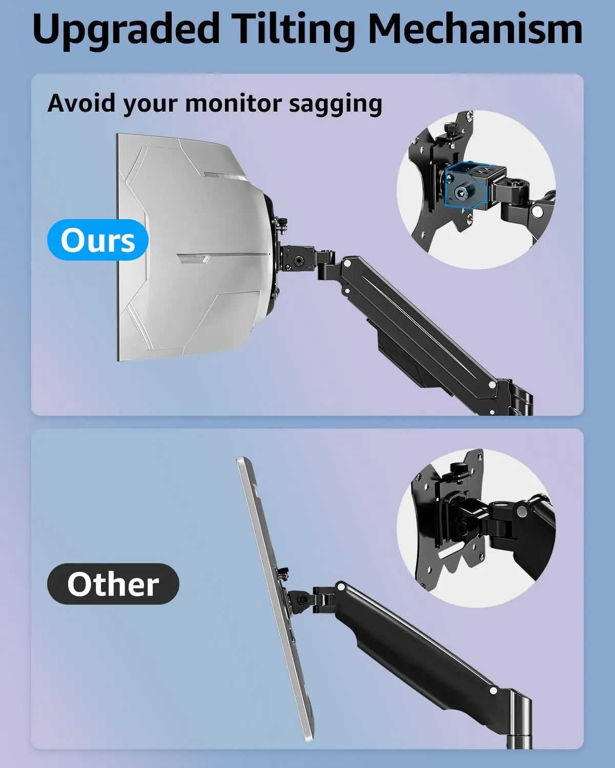 Dual Monitor Stand for 43" Screens - ElectronAge