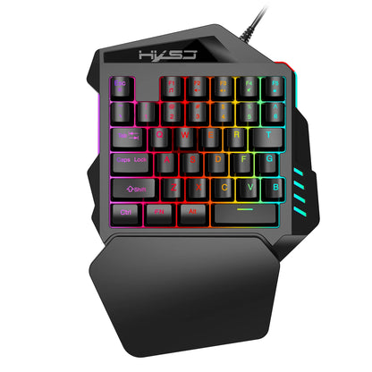Ergonomic One-Handed Gaming Keyboard - ElectronAge