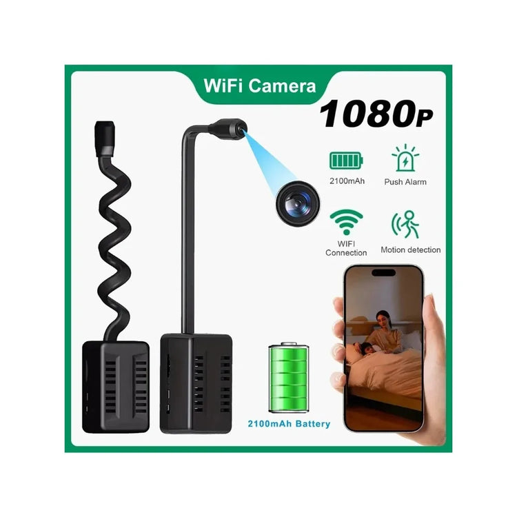 1080P HD Mini Camera WiFi Motion Detection - ElectronAge