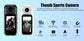 POV FHD Mini Action Camera WiFi Hands-Free Wearable Thumb Sports DV with Touch IPS Screen Portable Body Camcorder