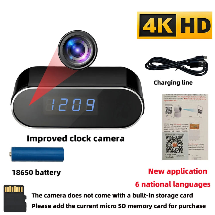 New 4KHD Mini WiFi Camera for Improved Clarity - ElectronAge