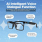 Smart AI audio glasses for real-time translation, supporting over 160 languages,photochromic lenses