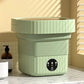 12W Foldable Washing Machine Three Mode 6L Retractable Travel Washer with Spinning Dry for Travel Business Trip