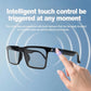 Smart AI audio glasses for real-time translation, supporting over 160 languages,photochromic lenses