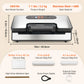 SucceBuy 90Kpa 130W Vacuum Sealer Food Packaging Machine with Free 10pcs Vacuum bags for Household Kitchen Vacuum Food Sealing - ElectronAge