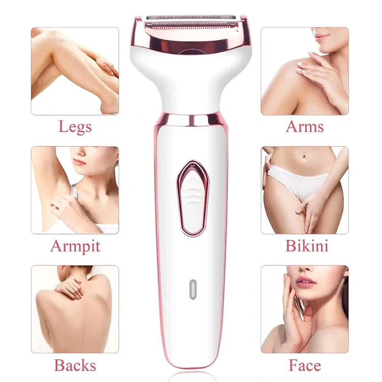 XMSJ 4 In 1 Electric Lady Shaver for Full Body Shaving - ElectronAge